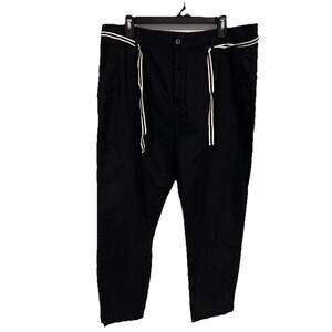 ZANEROBE Jumpa Tie Waist Chino Pants Men’s Black Size 34